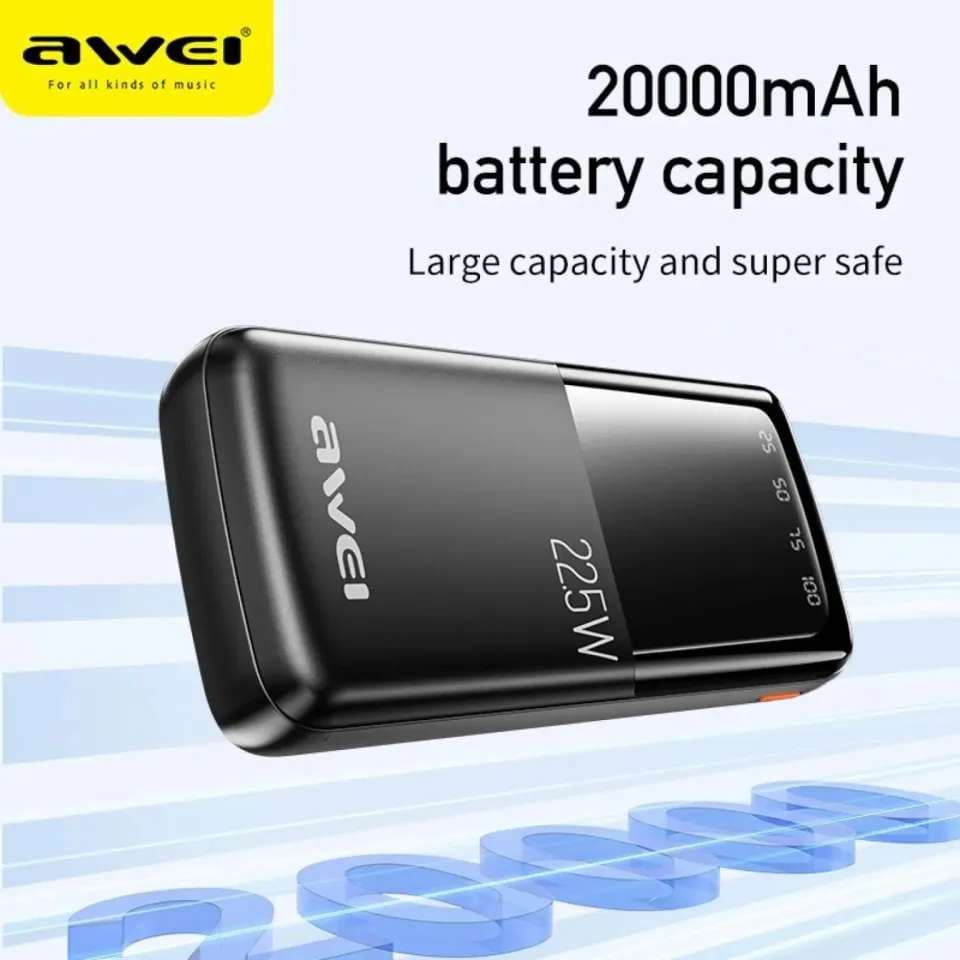 Awei P13k 22.5w PD Fast Charging Powerbank-20000mAh — image 2 of 3