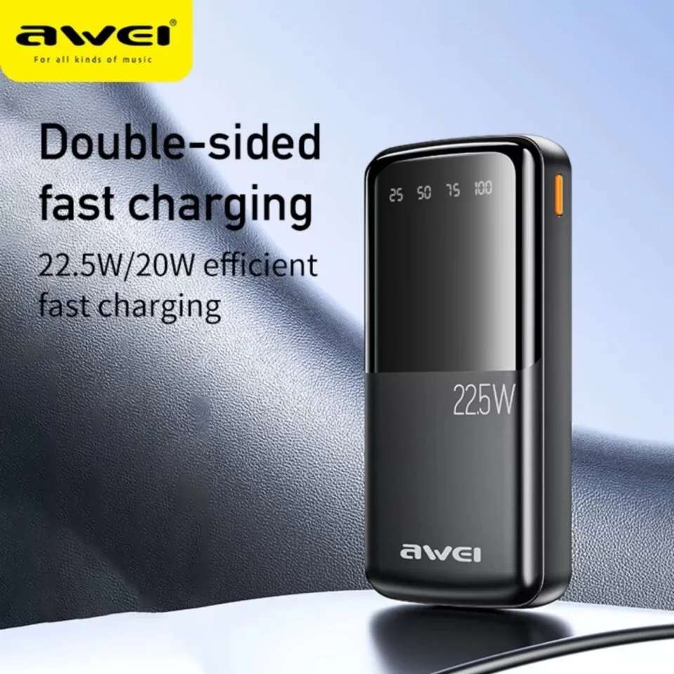 Awei P13k 22.5w PD Fast Charging Powerbank-20000mAh — image 1 of 3